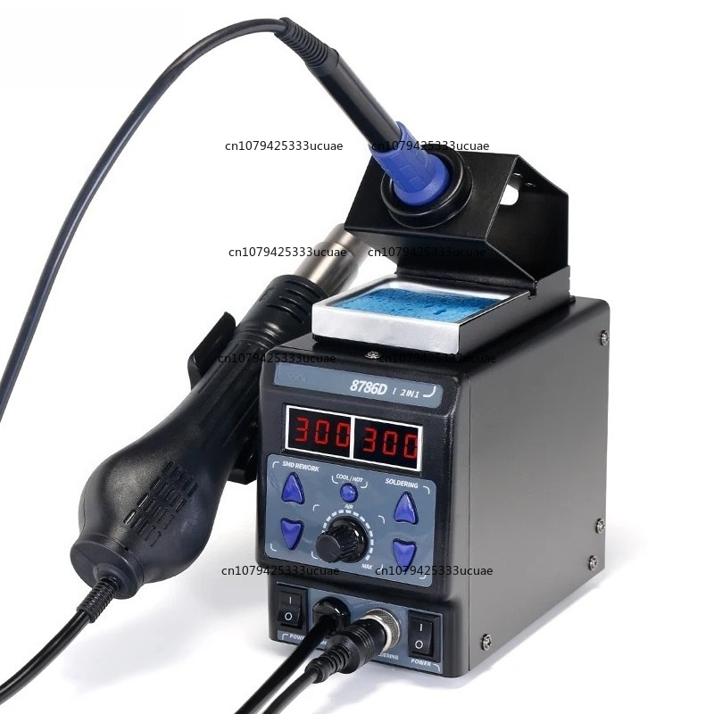 Smd Rework Station Hot Air Soldering 2 In 1 - Stasiun Kerja 2-in-1 8786DI yang Ditingkatkan