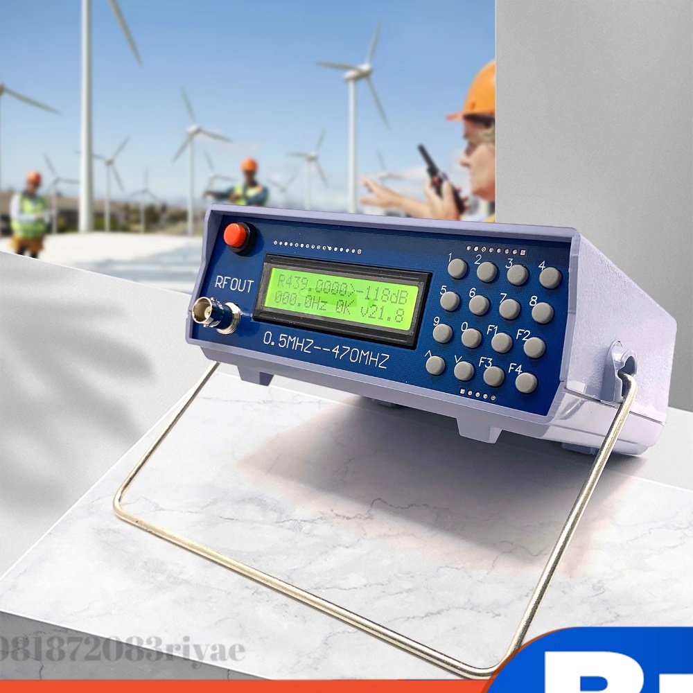Rf Signal Generator 0.5Mhz To 470Mhz - Generator Sinyal RF 0.5MHZ‑470MHZ dengan Fungsi