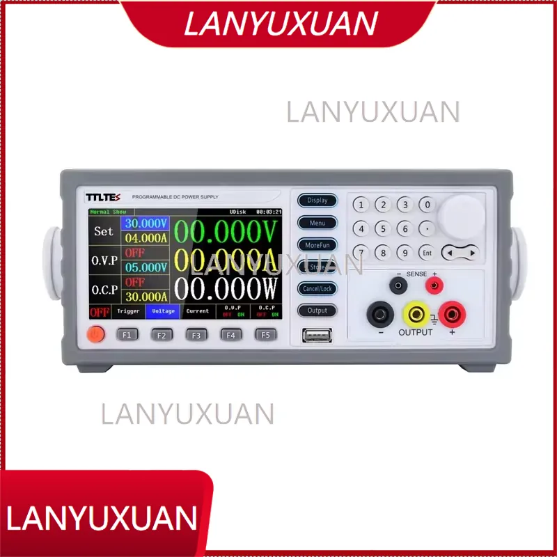 Programmable Linear Dc Power Supply 30V 10A - TDPE-L303/5/10SPL5 Catu Daya Linear 30V DC
