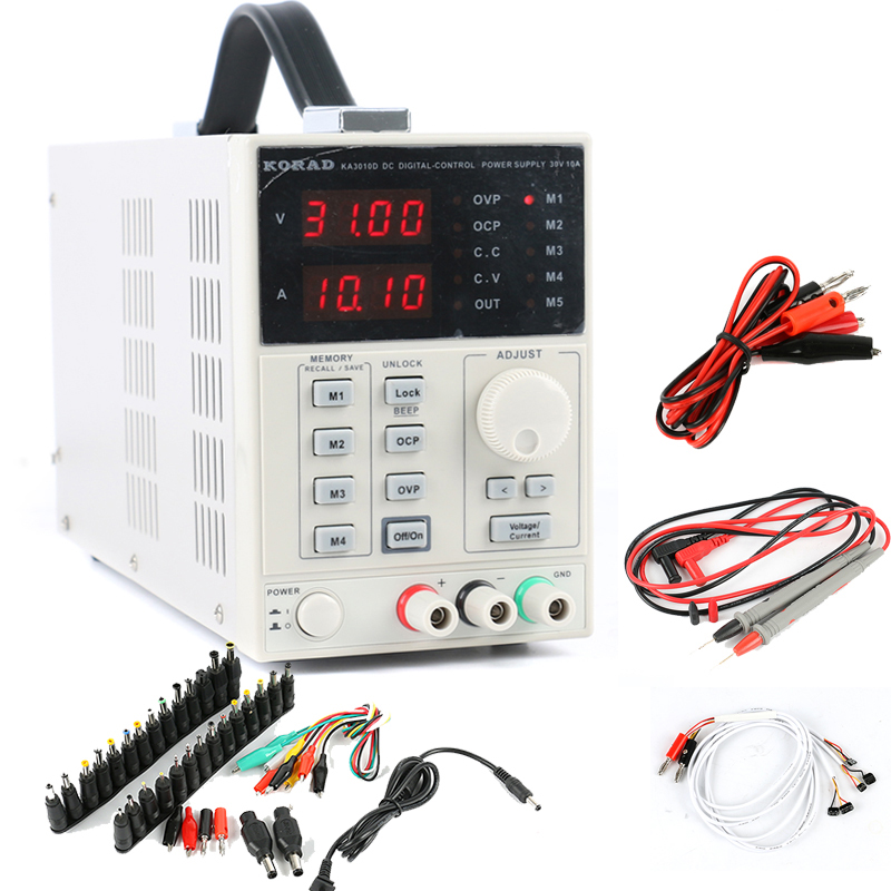Programmable Linear Dc Power Supply 30V 10A - KORAD KA3010D Catu Daya DC Digital