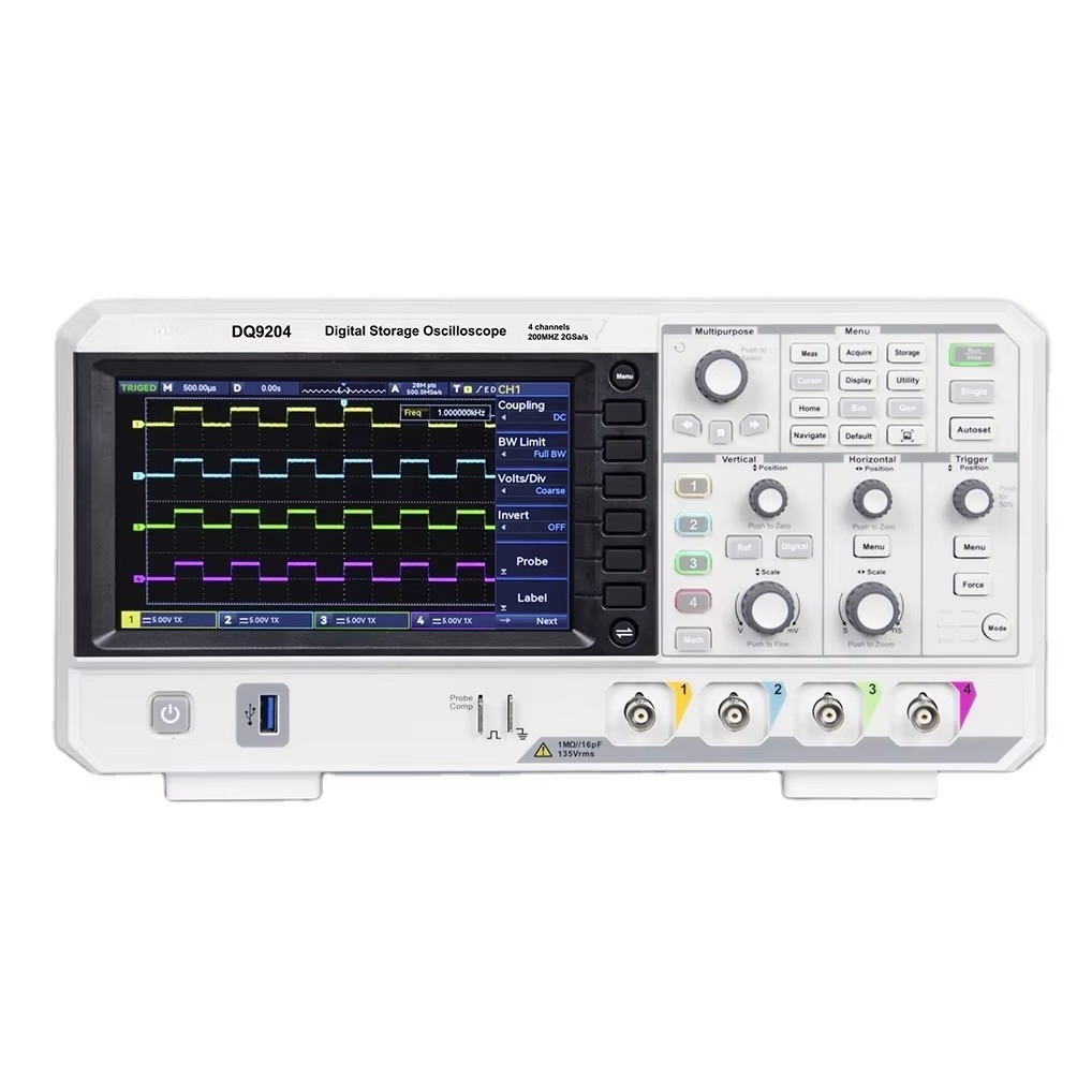 Digital Storage Oscilloscope 4 Channel 100Mhz - DQ9104 DQ9204 OSCILLOSKOP DIGITAL 4 SALURAN