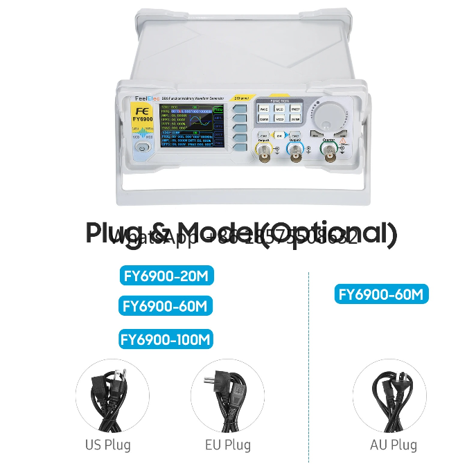 Dual Channel Arbitrary Waveform Function Generator 60Mhz - Generator Sinyal Fungsi 60MHz Digital DDS
