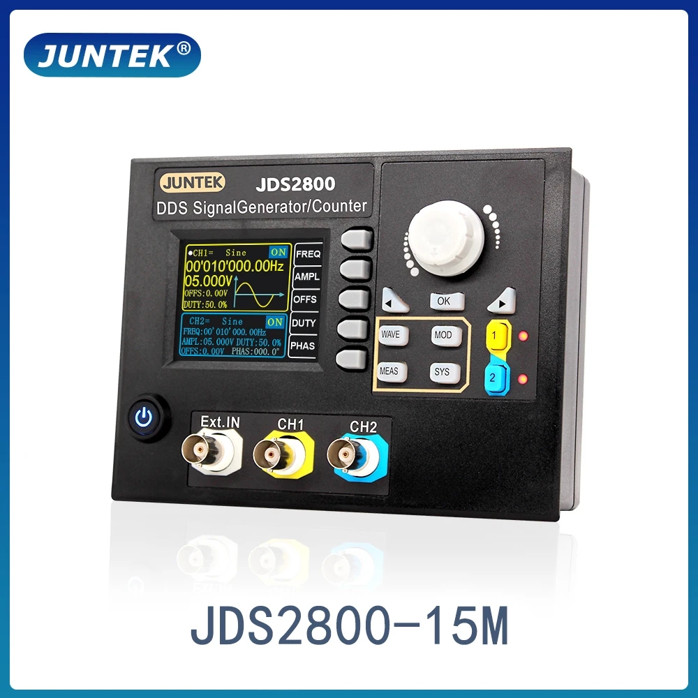 Dual Channel Arbitrary Waveform Function Generator 60Mhz - JDS2800-15M Generator sinyal fungsi DDS 60MHz,