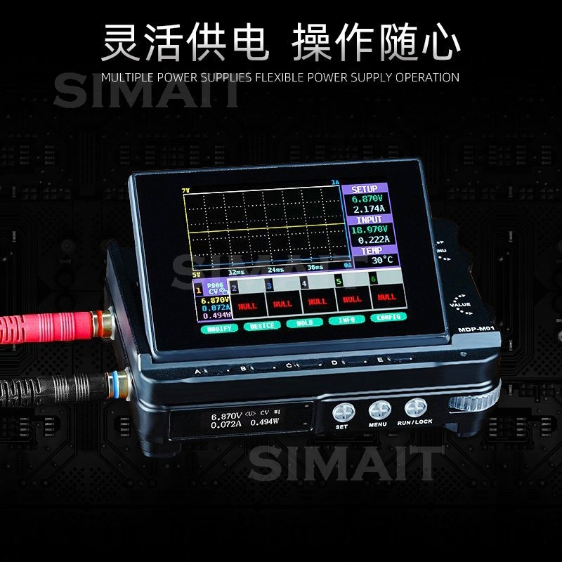 Programmable Linear Dc Power Supply 30V 10A - Miniware MDP-P906 Catu Daya Digital yang