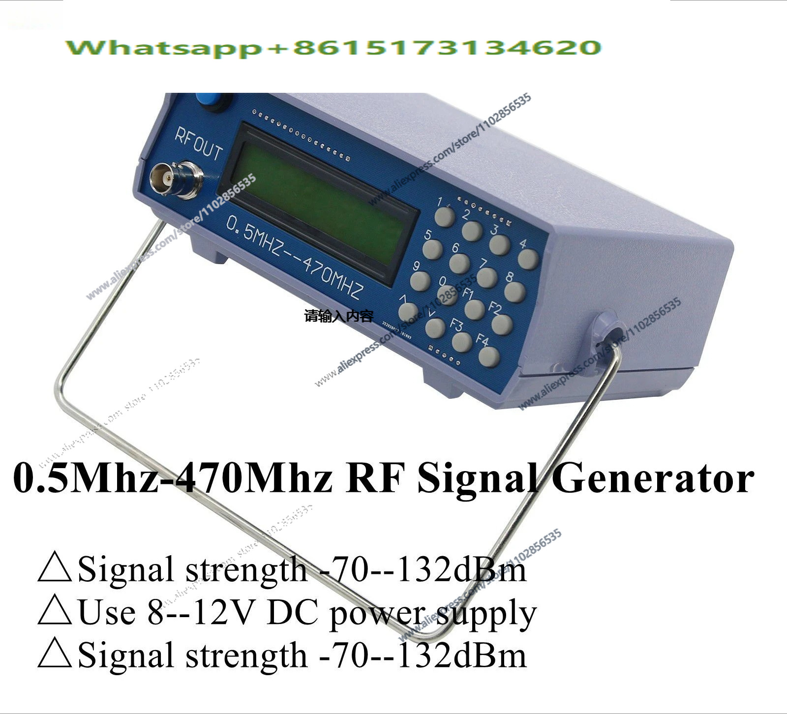 Pengukur dan Penguji Generator - Rf Signal Generator 0.5Mhz To 470Mhz ulasan dan harga