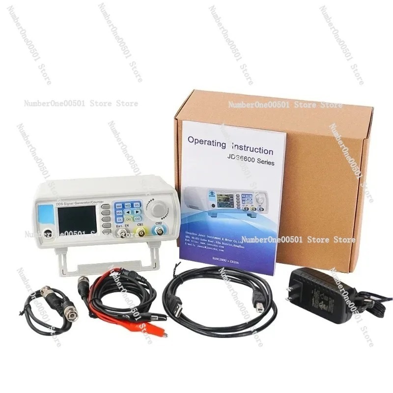 JDS6600 15/30/40/50/60MHz DDS  - Dual Channel Arbitrary Waveform Function Generator 60Mhz ulasan dan harga