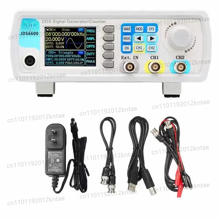 JDS6600 15/30/40/50/60MHz DDS  - Dual Channel Arbitrary Waveform Function Generator 60Mhz ulasan dan harga