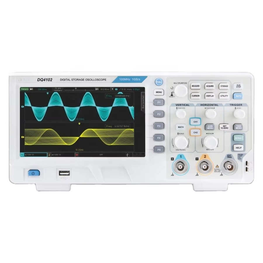 DQ9104 DQ9204 OSCILLOSKOP DIGI - Digital Storage Oscilloscope 4 Channel 100Mhz ulasan dan harga