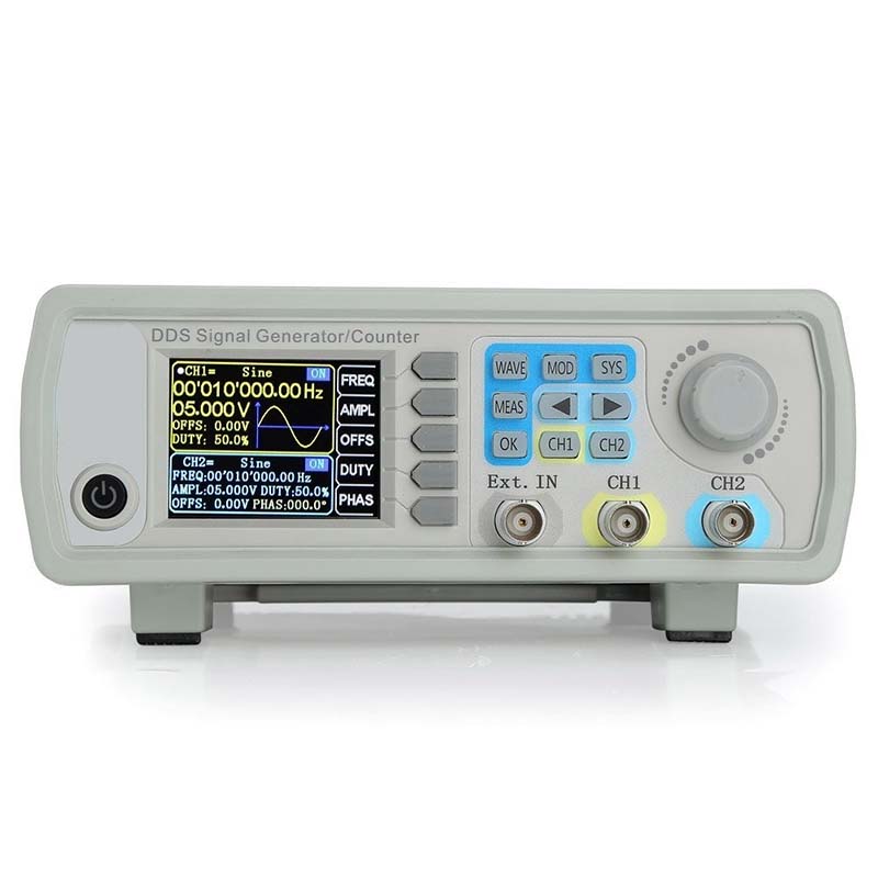 Generator Sinyal DDS Saluran G - Dual Channel Arbitrary Waveform Function Generator 60Mhz ulasan dan harga