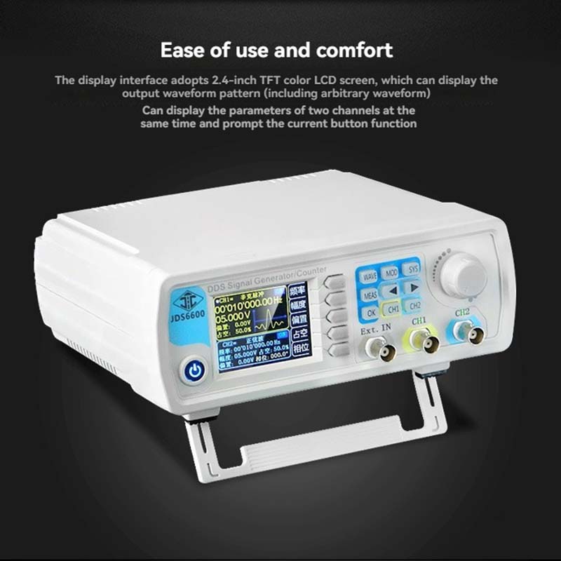 Generator Sinyal DDS Saluran G - Dual Channel Arbitrary Waveform Function Generator 60Mhz ulasan dan harga