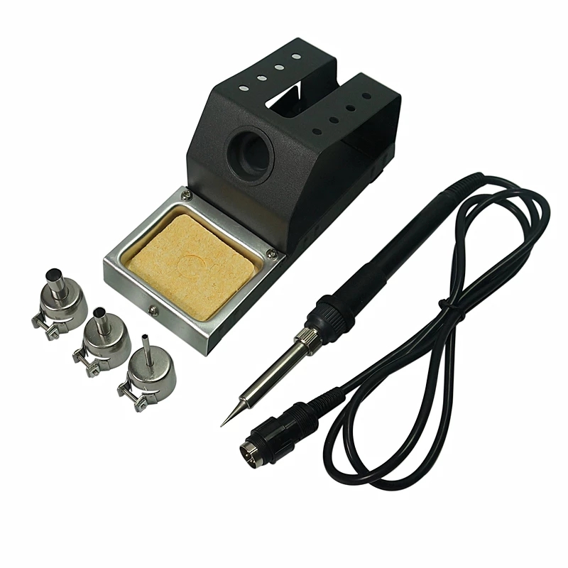Stasiun Solder Rework 2 in 1 Q - Smd Rework Station Hot Air Soldering 2 In 1 ulasan dan harga