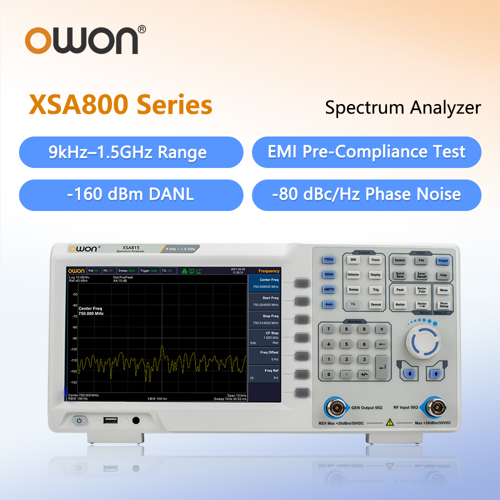 OWON Spectrum Analyzer Dengan  - Spectrum Analyzer Tracking Generator 1.5Ghz ulasan dan harga