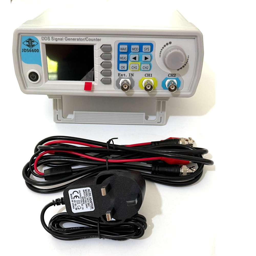 JDS6600 60MHz DDS Fungsi Gener - Dual Channel Arbitrary Waveform Function Generator 60Mhz ulasan dan harga