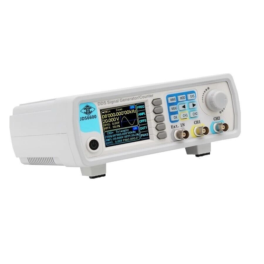 JDS6600 60MHz DDS Fungsi Gener - Dual Channel Arbitrary Waveform Function Generator 60Mhz ulasan dan harga