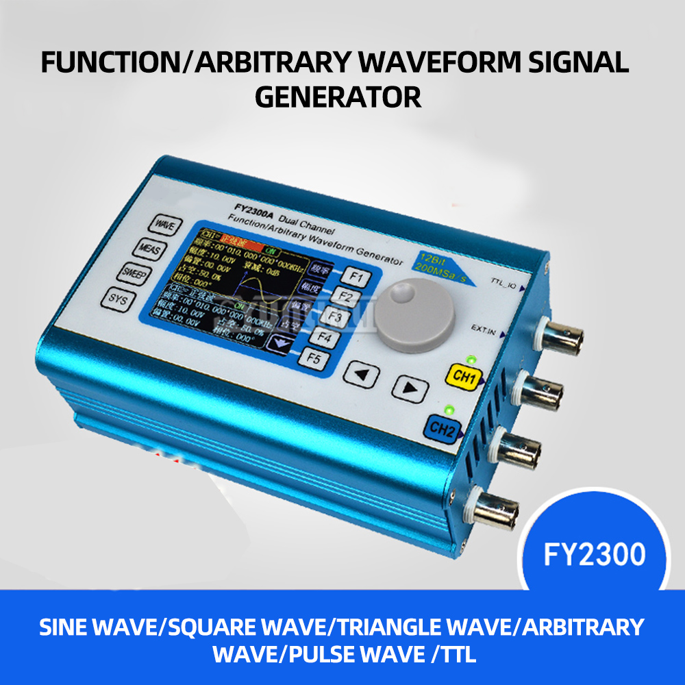 FY6300 FY2300 Generator Sinyal - Dual Channel Arbitrary Waveform Function Generator 60Mhz ulasan dan harga