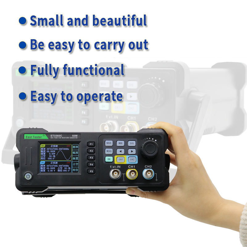 East Tester ET3320C ET3340C ET - Dual Channel Arbitrary Waveform Function Generator 60Mhz ulasan dan harga