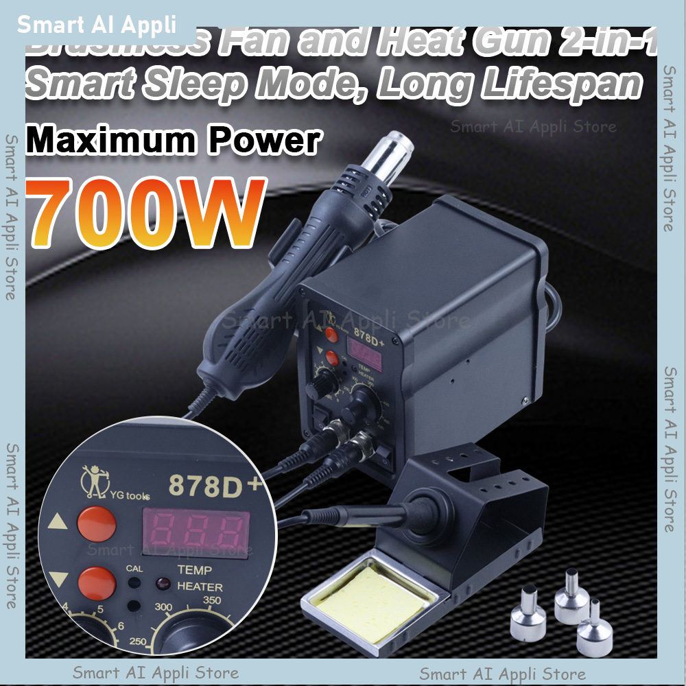 Stasiun Penyolderan 2 in 1 den - Smd Rework Station Hot Air Soldering 2 In 1 ulasan dan harga